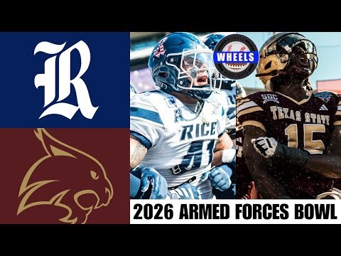 Rice vs Texas State Highlights | Armed Forces Bowl | 2026 College Football Highlights
