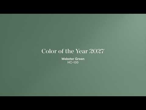 The Benjamin Moore Color of the Year 2027