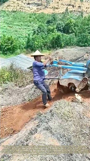 Adjusting for Safety: Navigating a Steep Slope With a Mini Tiller