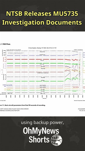 NTSB Publishes Technical Files on MU5735 Investigation