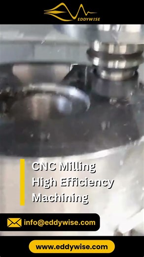High Efficiency CNC Milling | Behind the Scenes at EDDYWISE #shorts #cnc #engineering #workshop p