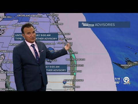WPTV First Alert Weather Forecast for Morning of Tuesday, Dec. 30, 2025
