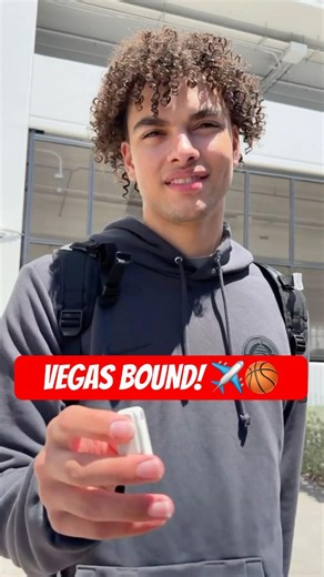 Off to Vegas! ✈️🏀 #shorts