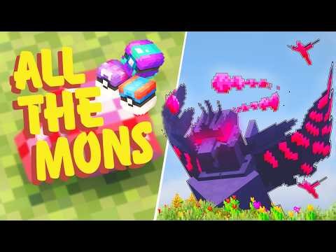 All The Mons Modpack EP24 Cobblemon Become MASSIVE with Dynamax and Gigantamaxing