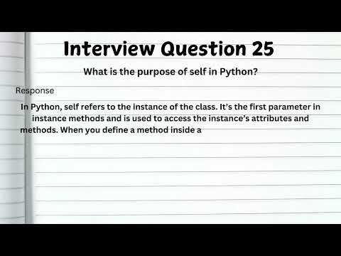 TOP 50+ Python Interview Questions & Answers | Freshers & Experienced Candidates | Crack Interviews