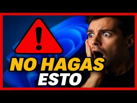 ⚠️ Si acabas de instalar Windows 11, HAZ ESTO O TE ARREPENTIRÁS (ajustes clave)