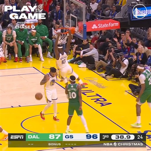 20 found 10 and took flight Chase || Play of the Game | Golden State Warriors