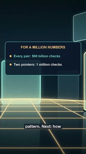 Why Do Coders Use Two Pointers? 👉👈 #Shorts #algorithm #subscribe