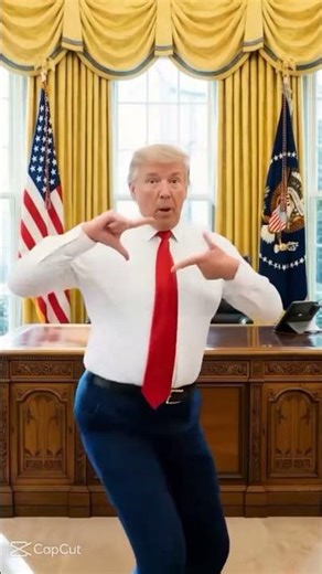 😂 President Trump Dancing TikTok Dance (SpongeBob Theme) 😂