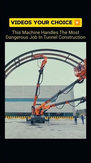 This Robot Is Building Tunnel Arches Faster Than Humans!