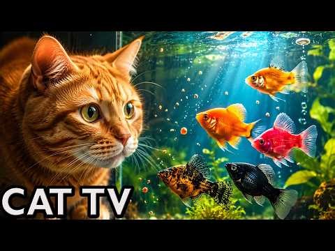🔴 LIVE Cat TV 🐱 Aquarium for Cats | Fish for Cats to Watch (No Music)