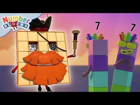 Captain Hex Beards Return! | Halloween Math for Kids Compilation | Numberblocks