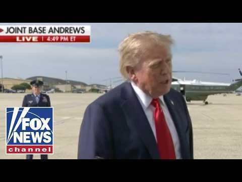 WATCH: President Trump takes reporter questions ballroom ruling, replacing Leavitt