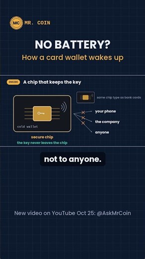No Battery? How a Card Wallet Wakes Up #Shorts