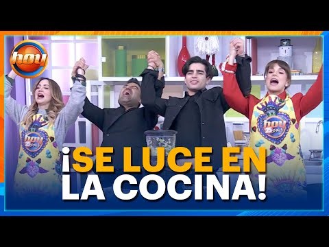 Aarón Mercury SORPRENDE al cocinar croquetas de pollo con el chef Mariano | Programa Hoy