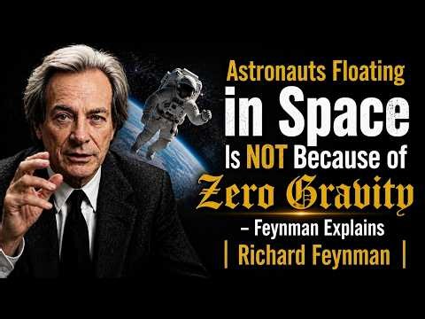 Astronauts Floating in Space Is NOT Because of Zero Gravity Feynman Explains Richard Feynman