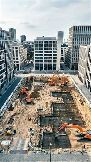 Real Construction Sounds Building a Futuristic Skyscraper #timelapse