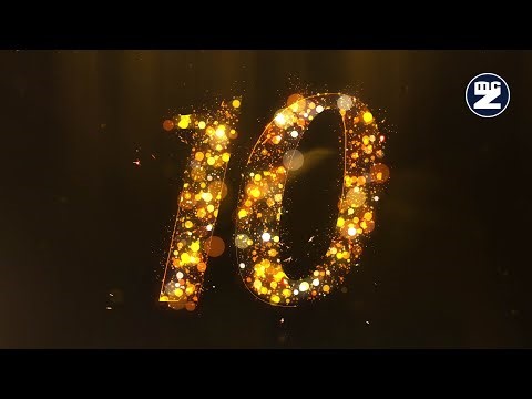 🎆 New Year Countdown 10 Seconds • Christmas Style Timer with Sparkles and Merry Christmas End