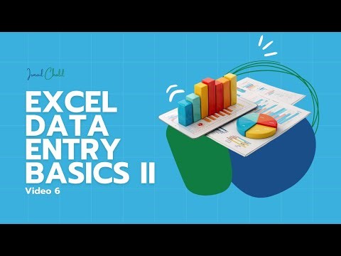 How to enter Data in Excel - Part 6