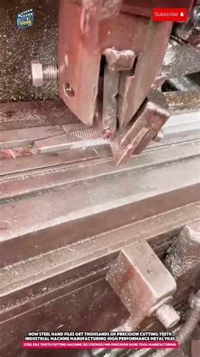Steel File Tooth Cutting Machine 120 Strokes/min Precision Hand Tool Manufacturing for Metalworking