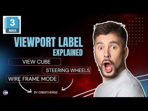 3ds Max Viewport Labels Explained | View Cube, Wireframe, Clay Mode & Viewport Shortcuts