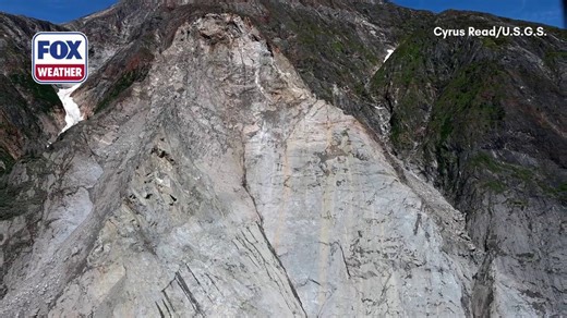 Stunning footage captures massive debris slab behind second-largest tsunami on record