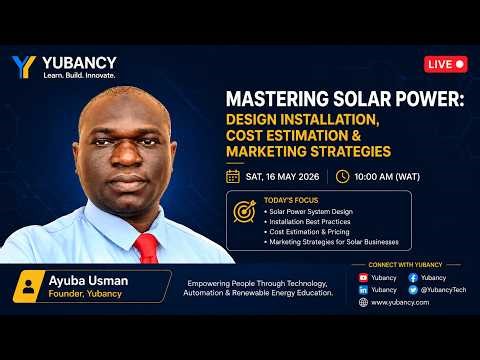 Mastering Solar Power Systems: Design, Installation, Cost Estimation & Marketing Strategies (Live T)