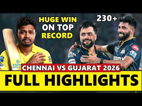 Gujarat Titans vs Chennai Super Kings IPL Full Match Highlights 2026