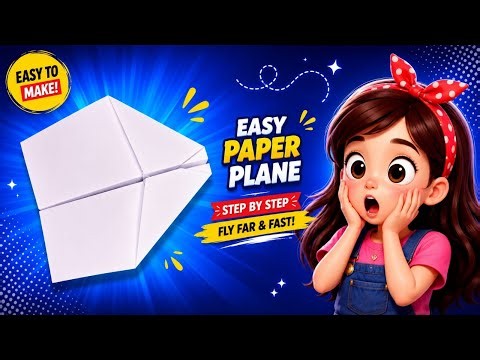 ✈️ Make An Amazing Paper Plane That Flies Far And Fast 😱 || Easy Diy Airplane Tutorial ✈️ ✨