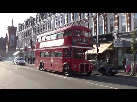 London Transport Routemaster Front Seat Ride on Route 43, Muswell Hill Classic Bus Running Day 2025