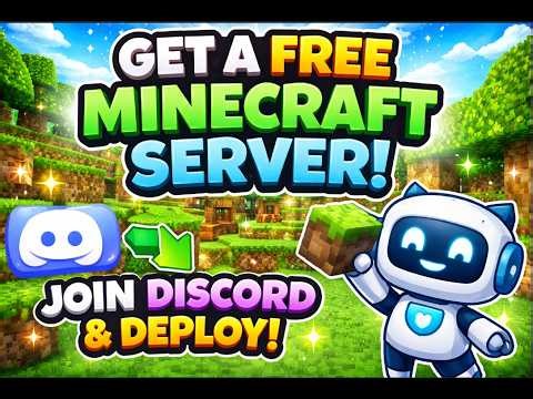 Get a FREE Minecraft Server Today! 🚀 | Join Discord & Deploy with Bot