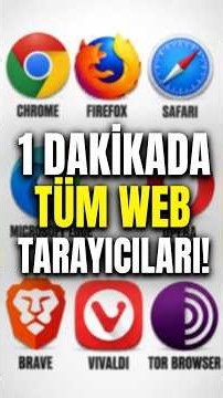 All Web Browsers in 1 Minute!