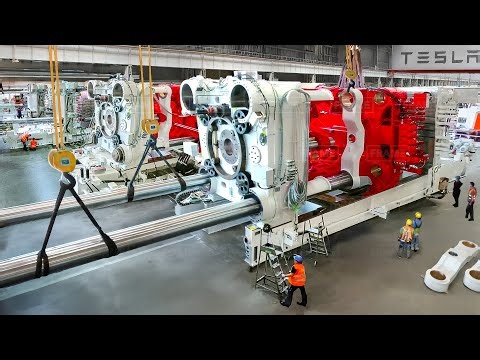 How They Build From Scratch the Giga Press Used by Tesla