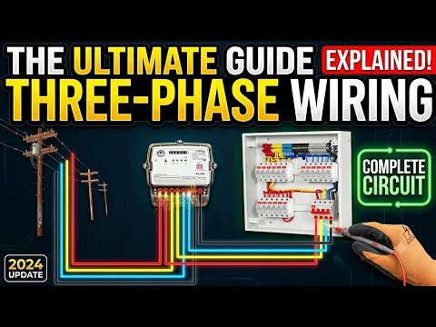 Three (3) Phase Meter Connection and Main DB Wiring Explained | Complete Step-by-Step Guide