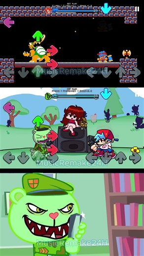 FNF Flippy roll but Mario | Friday Night Funkin Game #fnf #fnfmod #fridaynightfunkingame
