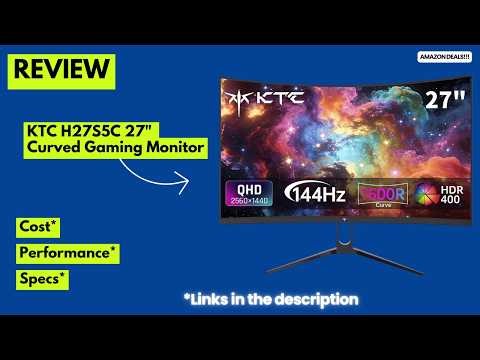 KTC H27S5C Review: The Best Budget 1440p 144Hz Curved Gaming Monitor 2026?