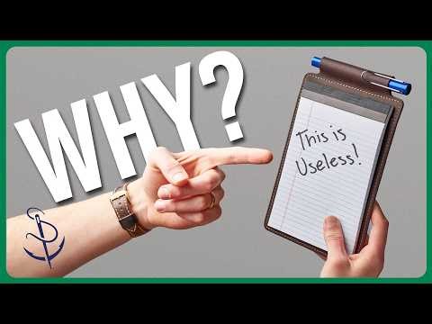 Leather Notepad Holder & Why I Made It | Free Pattern