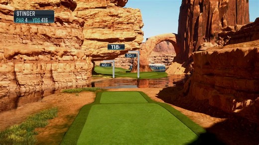 How do you even approach this hole?! 🤯 Watch The Bay Golf Club face Atlanta Drive GC on ESPN and the ESPN App 🏌️ | ESPN