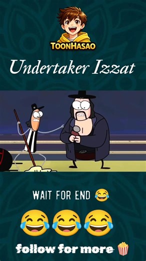 cartoon anime ToonHasao 😂 on Instagram: "Undertaker Izzat......😂😂😂 . Thankyou for watching 🍿 Follow for more 🍿 . . #cartoon #viral #anime #funny #reels"