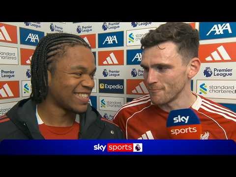 "Rio's got a big future ahead of him" 🥹 Andy Robertson & Rio Ngumoha's wholesome interview!