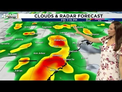 Metro Detroit weather forecast April 24, 2026 -- Noon Update