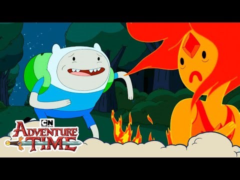 Finn Follows Flame Princess… And She Does Not Like It! | Adventure Time | Cartoon Network