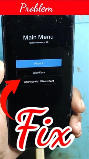 Xiaomi Redmi main menu problem | Main Menu Miui Recovery 5.0 Redmi | Main Menu #shorts #mainmenu