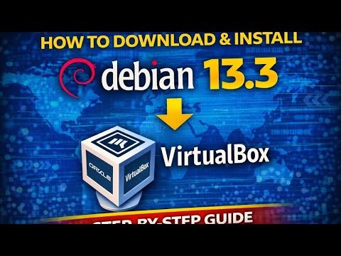 How to Download & Install Debian Linux 13.3 on VirtualBox step by step guide| 2026 Update