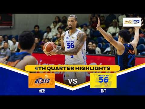 MERALCO vs TNT | 4TH QUARTER HIGHLIGHTS | PBA SEASON 50 COMMISSIONER'S CUP SEMIS