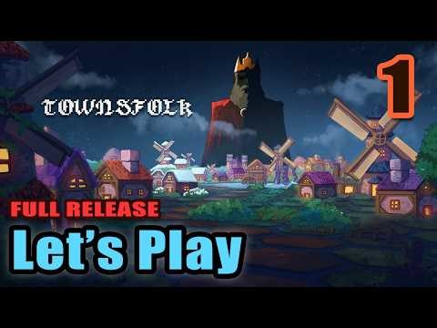 Amazing Medieval Fantasy Strategy Survival City Builder - Townsfolk - Full Gameplay - Full Release