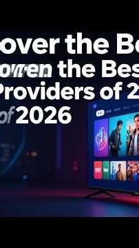 Discover the Best IPTV Providers of 2026