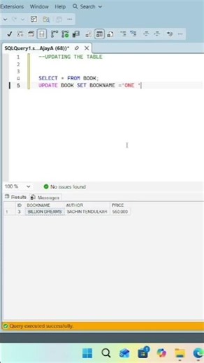 SQL UPDATE in 30 Seconds! 🔥
