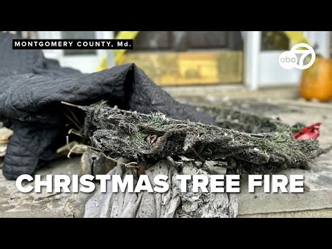 Dry tree, old lights contribute to fire that engulfed Bethesda home on Christmas