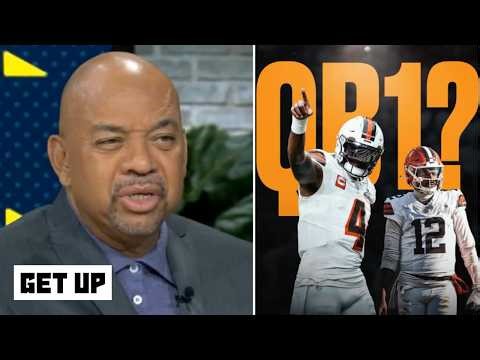 GET UP | "Shedeur Sanders should start over Deshaun Watson!" - Michael Wilbon on Browns' QB battle